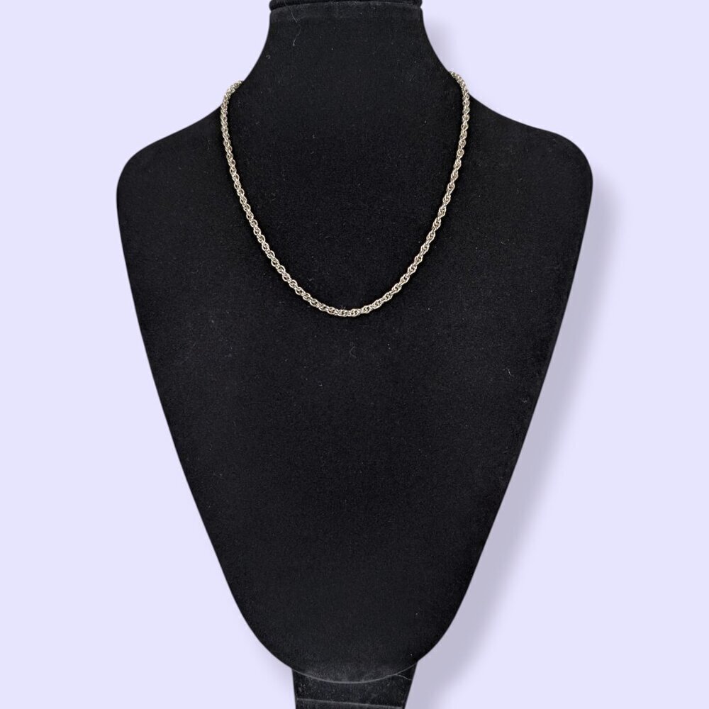 V. Liz Claiborne Rounded Link Rope Chain - Picture 2 of 6